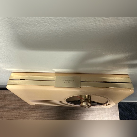 Vintage Kate Spade Novelty Tower Avenue Radio Samira Convertible Clutch - Picture 7 of 12